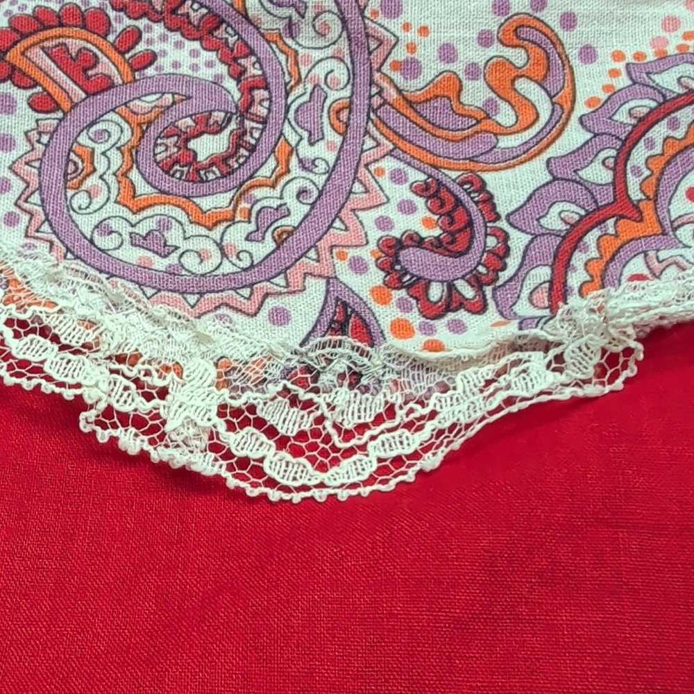 Vintage Apron Paisley Reversible Kitchen - Picture 4 of 5